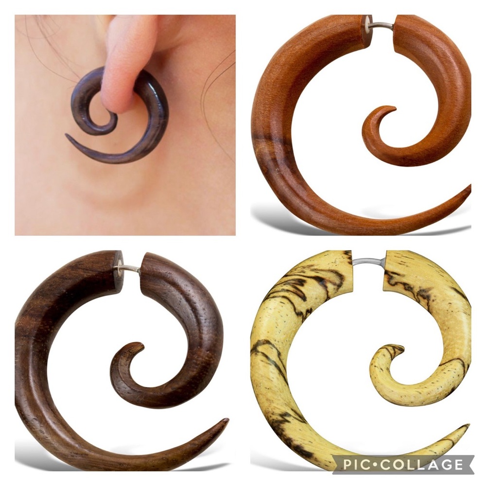 SPIRAL EARRINGS